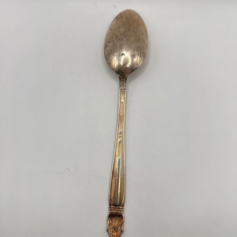 Holmes & Edwards Silver Danish Princess Inlaid IS Spoon Vintage Silverplate